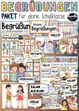 Willkommen & Begrüßungen - PAKET Schulklasse / Schuljahresanfang