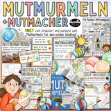 Mutmacher KREATIVPAKET zum Schulstart - passend zum Buch "Mutmurmeln"