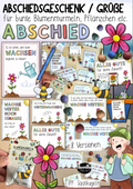 Abschiedskarten mit Wachstumsbotschaft – Beilage zu Blumenmurmeln, Saatkugeln & Pflänzchen | von Doodleteacher