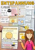 Entspannungsflipbook – SOS-Übungen bei Stress für den Schulalltag