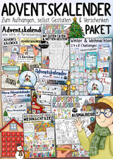 DIY Adventskalender Sammlung – wachsendes Paket für Schule, Kollegium & Eltern von Doodleteacher