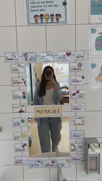 Video: 25 Positive Affirmationen fürs Klassen- & Kinderzimmer / Mutmachkarten – Doodleteacher