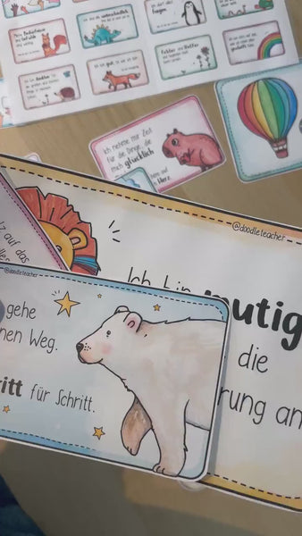 Video: 26 Mutmachkarten mit Growth Mindset: Schule and zu Hause – Doodleteacher