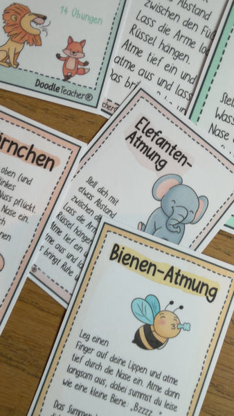 Video: Tier-Atmungen – 14 Übungen zum Entspannen und Energie tanken – Doodleteacher